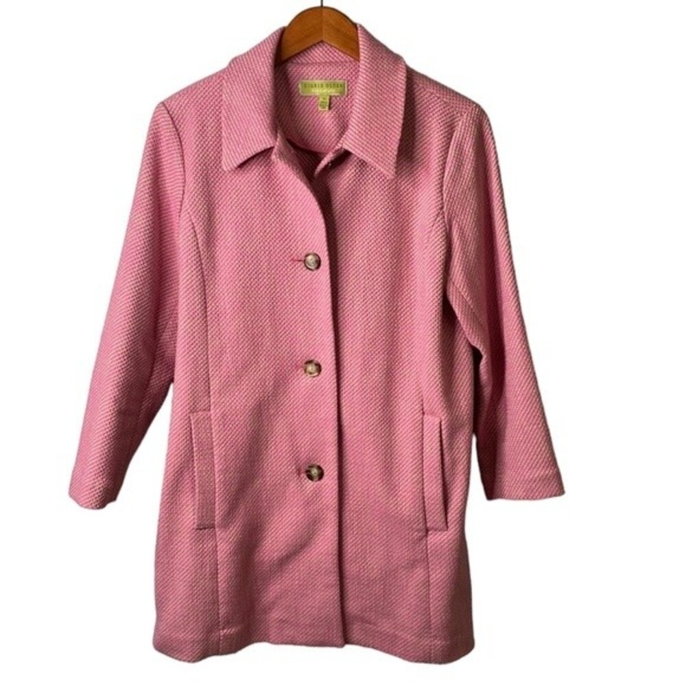 Sigrid Olsen Signature Button Front Tweed Spring … - image 1